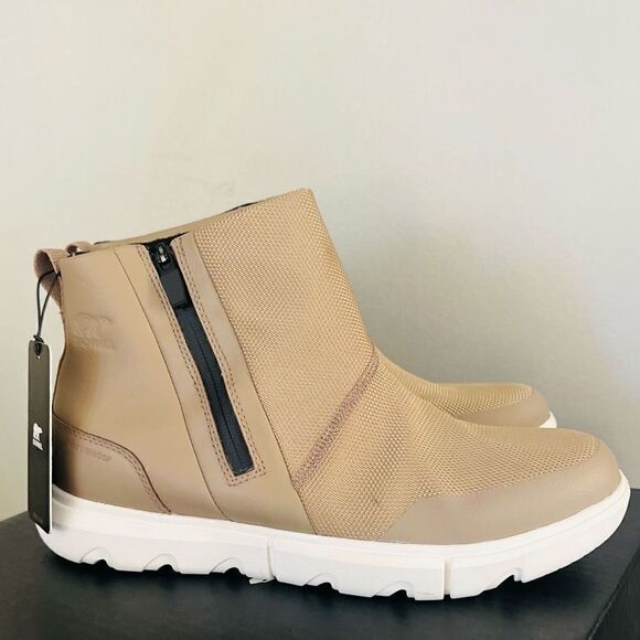 SOREL Explorer II Waterproof Bootie, Lightweight Taupe Sea Salt, Size 9.5, NWT - Picture 17 of 17